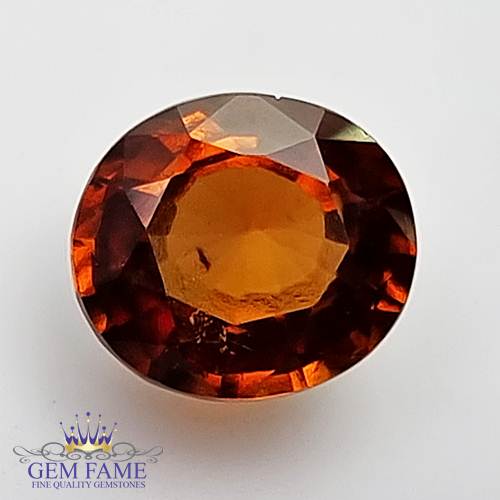 Hessonite Gomed 4.49ct Gemstone Ceylon