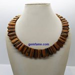 Tiger'S Eye Necklace 317.00ct Fancy Cut Natural Necklace India