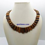 Tiger'S Eye Necklace 266.00ct Fancy Cut Natural Necklace India