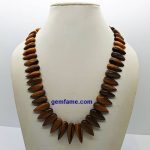 Tiger'S Eye Necklace 349.00ct Fancy Cut Natural Necklace India