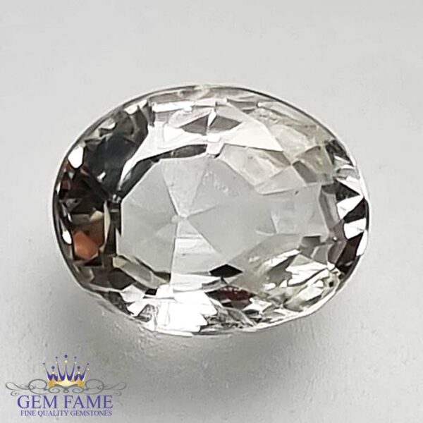White Sapphire 1.25ct Natural Gemstone Ceylon