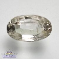 White Sapphire 2.18ct Natural Gemstone Ceylon