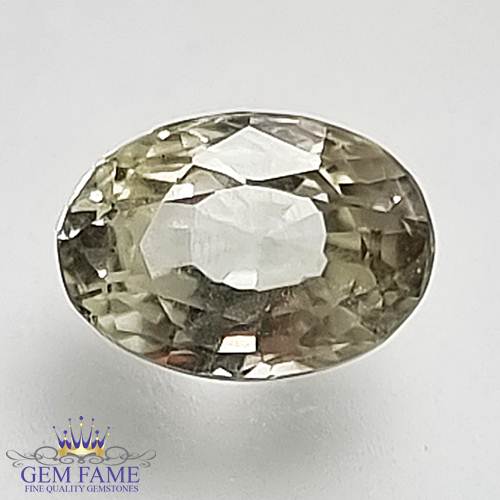 White Sapphire 1.79ct Natural Gemstone Ceylon