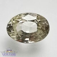 White Sapphire 1.59ct Natural Gemstone Ceylon