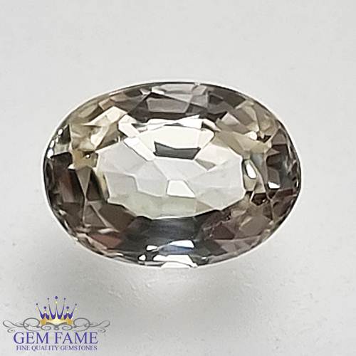 White Sapphire 1.08ct Natural Gemstone Ceylon