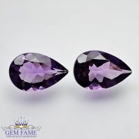 Amethyst Stone (Pair) 4.91ct