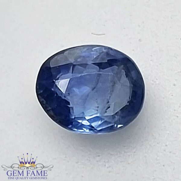 Blue Sapphire (Neelam) Gemstone 1.24ct