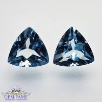 Blue Topaz (Pair) Stone 4.16ct