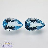 Blue Topaz (Pair) Stone 10.81ct