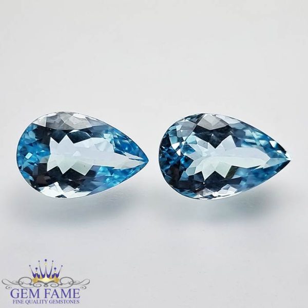 Blue Topaz (Pair) Stone 10.81ct