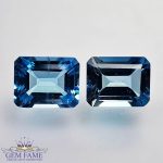 Blue Topaz (Pair) Stone