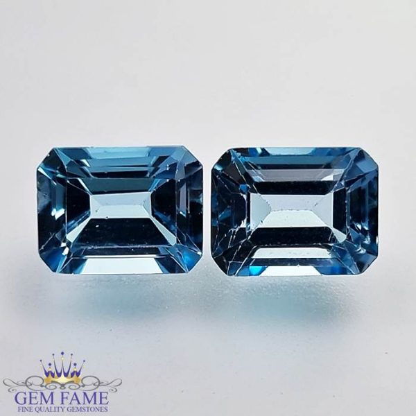 Blue Topaz (Pair) Stone