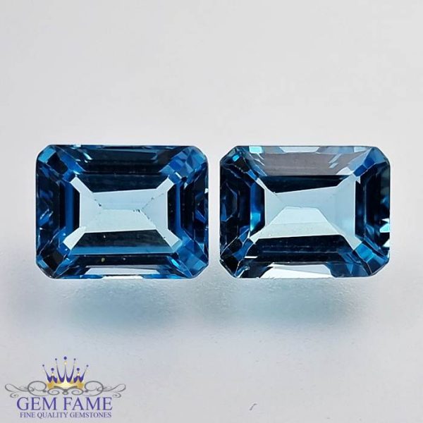 Blue Topaz (Pair) Stone