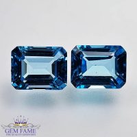 Blue Topaz (Pair) Stone