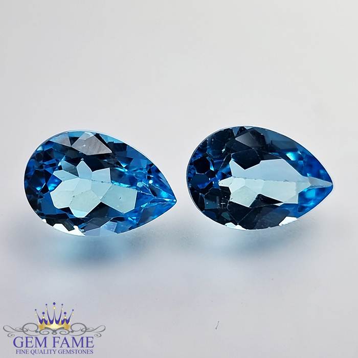 Blue Topaz (Pair) Stone