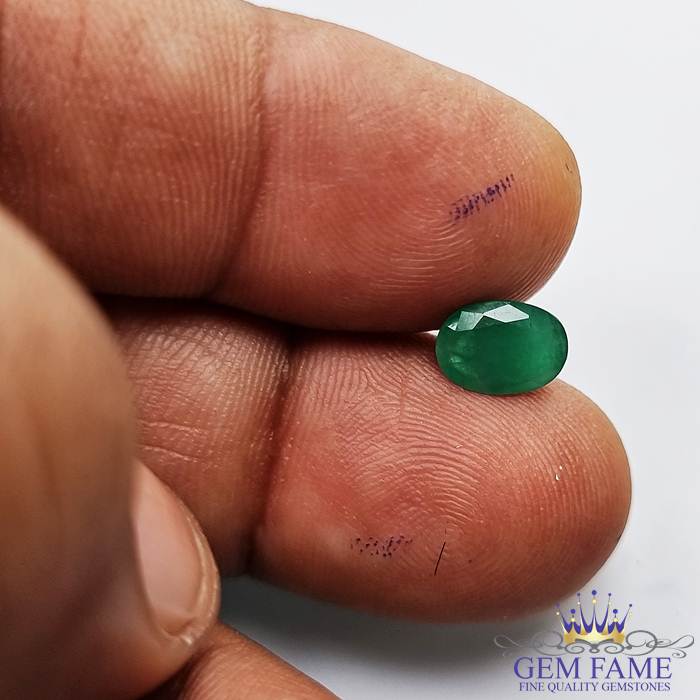 Emerald Panna Gemstone 1.24ct Zambia
