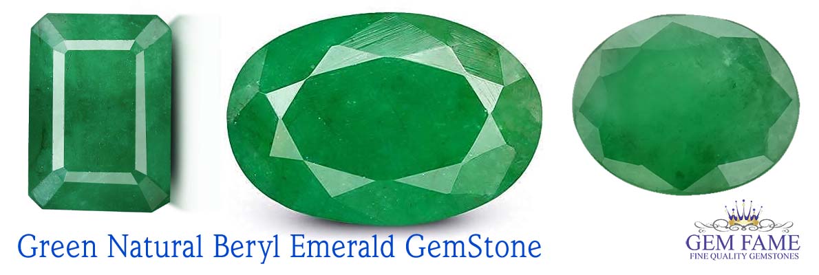 Green Natural Beryl Emerald GemStone