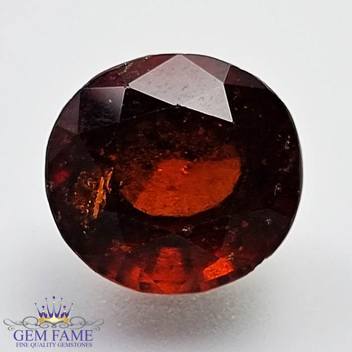 Hessonite Garnet (Gomed) Gemstone 9.11ct