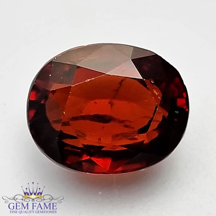 Hessonite Garnet (Gomed) Gemstone 7.56ct