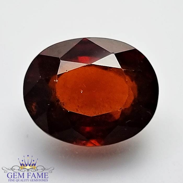 Hessonite Garnet (Gomed) Gemstone 12.24ct