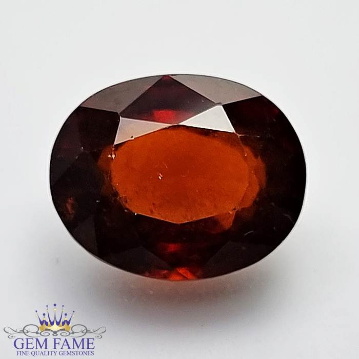 Hessonite Garnet (Gomed) Gemstone 6.76ct