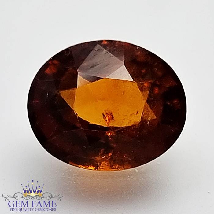 Hessonite Garnet (Gomed) Gemstone 3.86ct