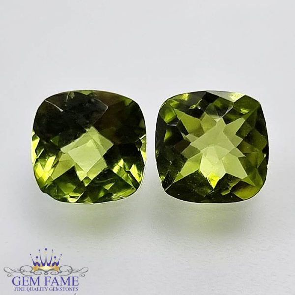 Peridot Gemstone Pair 2.95ct