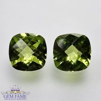 Peridot Gemstone Pair 2.96ct