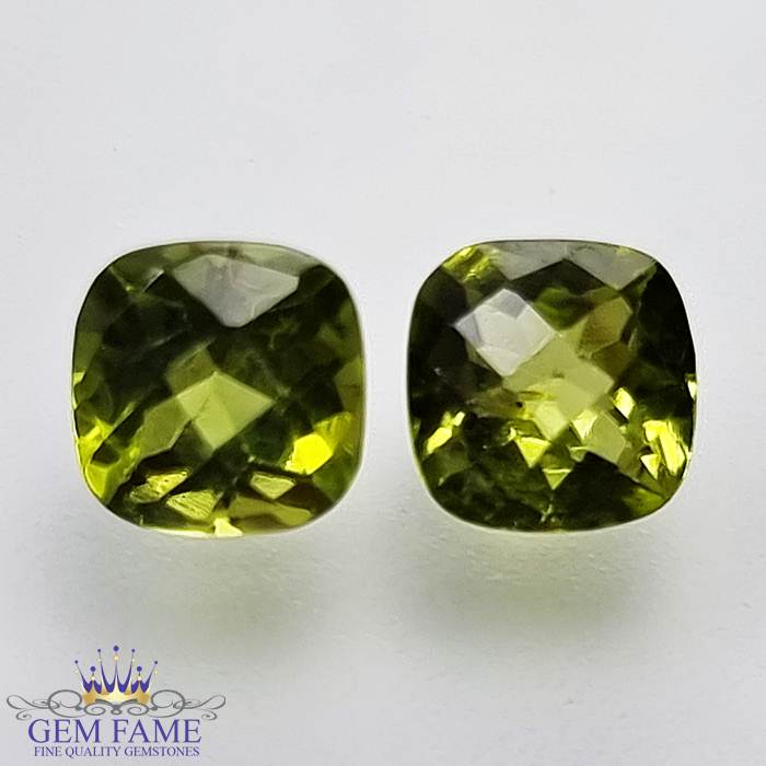 Peridot Gemstone Pair 2.29ct