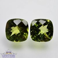 Peridot Gemstone Pair