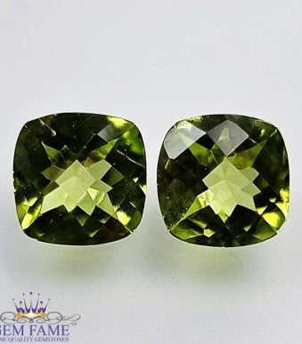 Peridot Gemstone Pair