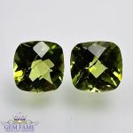 Peridot Gemstone Pair