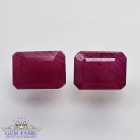 Ruby (Manik Stone) Pair 3.26ct