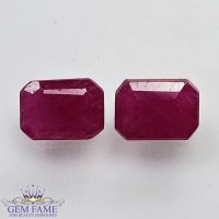 Ruby (Manik Stone) Pair 2.75ct