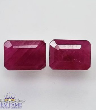 Ruby (Manik Stone) Pair 2.53ct