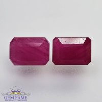 Ruby (Manik Stone) Pair 3.25ct