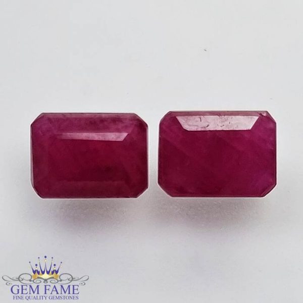 Ruby (Manik Stone) Pair 3.46ct