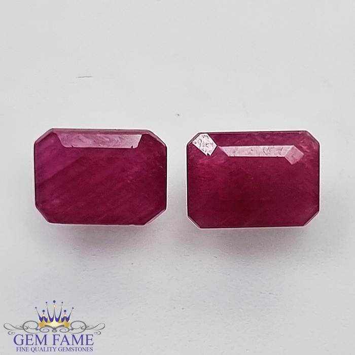 Ruby (Manik Stone) Pair 2.57ct