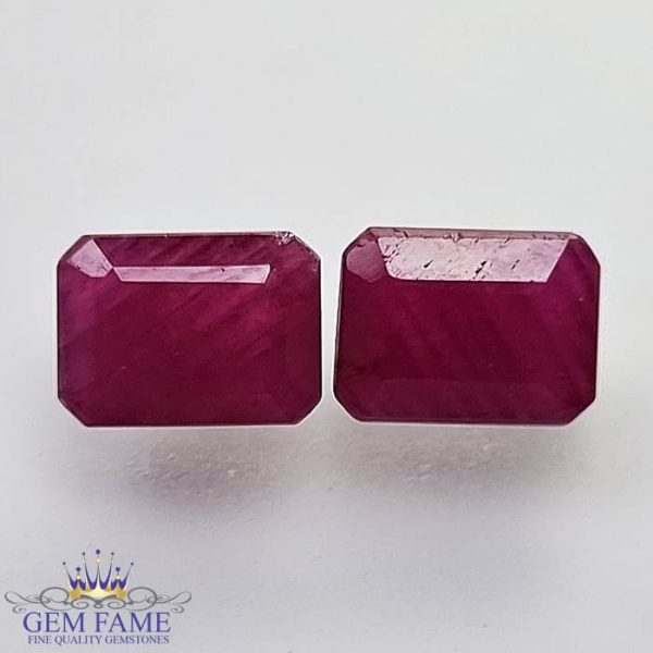 Ruby (Manik Stone) Pair 3.27ct