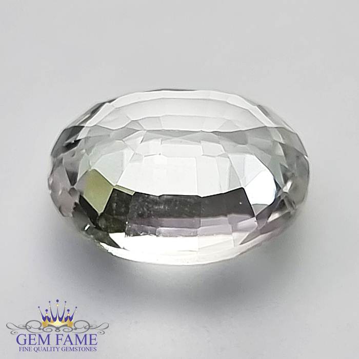 White Topaz Gemstone 7.32ct Brazil