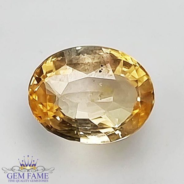 Yellow Sapphire (Pukhraj)-Ceylon