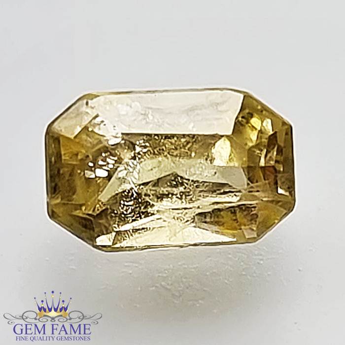 Yellow Sapphire (Pukhraj) Gemstone-1.39ct