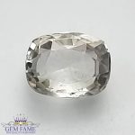 White Sapphire (SafedPukhraj) Gemstone 1.55ct