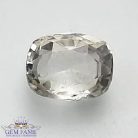White Sapphire (SafedPukhraj) Gemstone 1.55ct