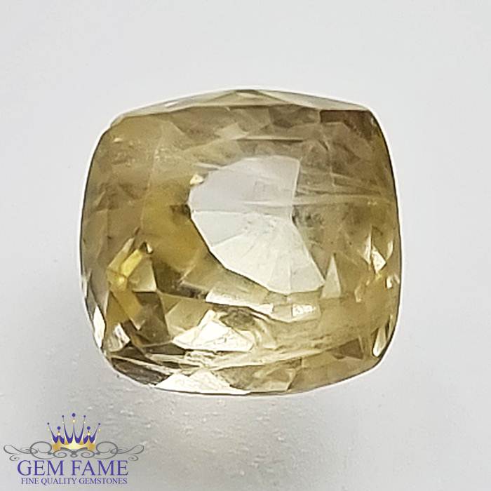 Yellow Sapphire (Pukhraj) Gemstone-2.16ct