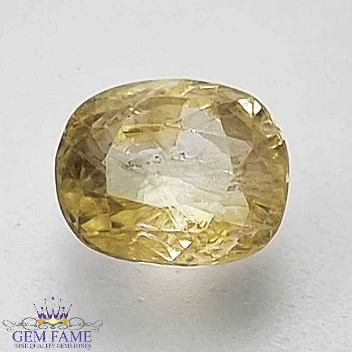Yellow Sapphire (Pukhraj) Gemstone-3.10ct