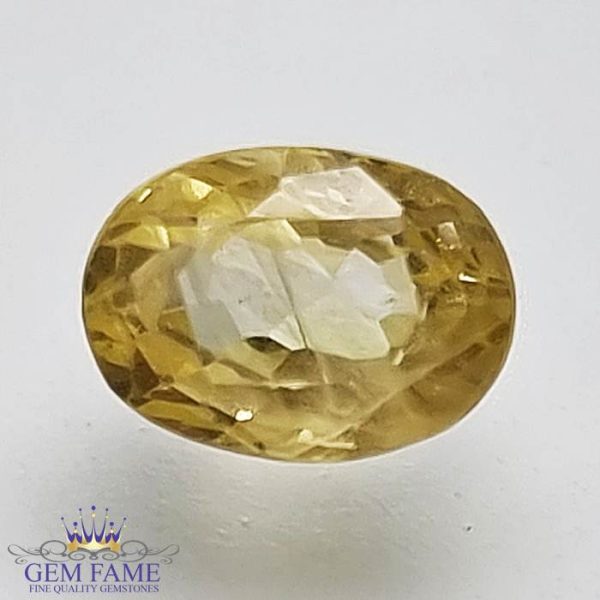 Yellow Sapphire (Pukhraj) Gemstone-1.45ct