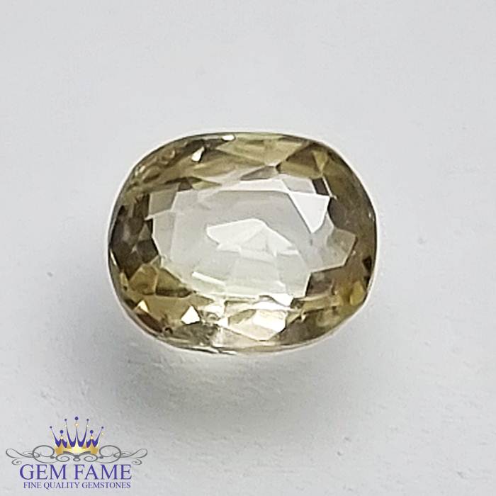 Yellow Sapphire (Pukhraj) Gemstone-1.09ct