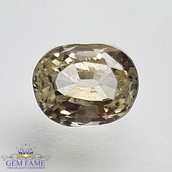 Yellow Sapphire (Pukhraj) Gemstone-1.11ct
