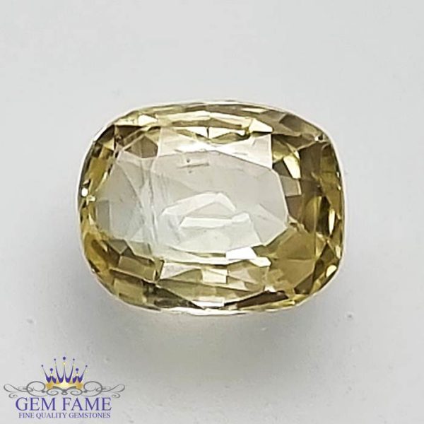Yellow Sapphire (Pukhraj) Gemstone-1.20ct